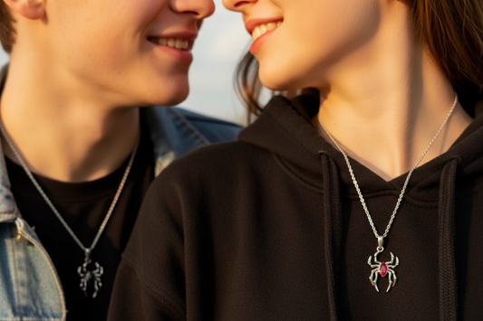 Couples Matching Pendant - Close Up