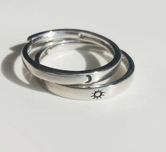Sun moon matching reel ring Accezia