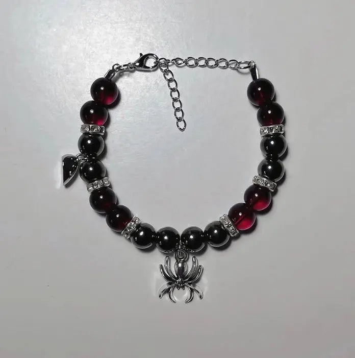 Spiderman matching bracelet (blue & maroon) Accezia