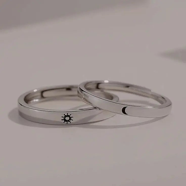 Sun moon matching reel ring Accezia